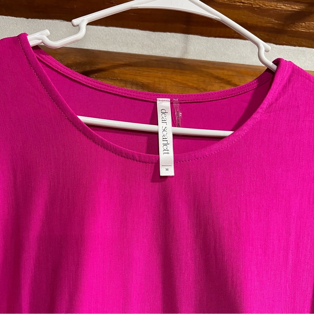 Dear Scarlett Women's Pink Boyfriend style Top medium‎ - Picture 2 of 6
